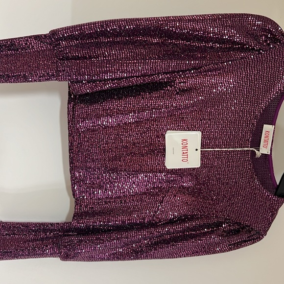 Kontatto Cropped Sparkling Top S - Picture 5 of 7